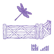 CUTTING DIES LAVENDER LOVE Weathered Fences Couture Creations CO728750